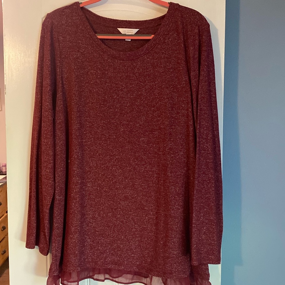 Red light sweater LC Lauren Conrad